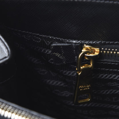 Prada Saffiano Medium Galleria Double Zip Tote Black 21 of 21