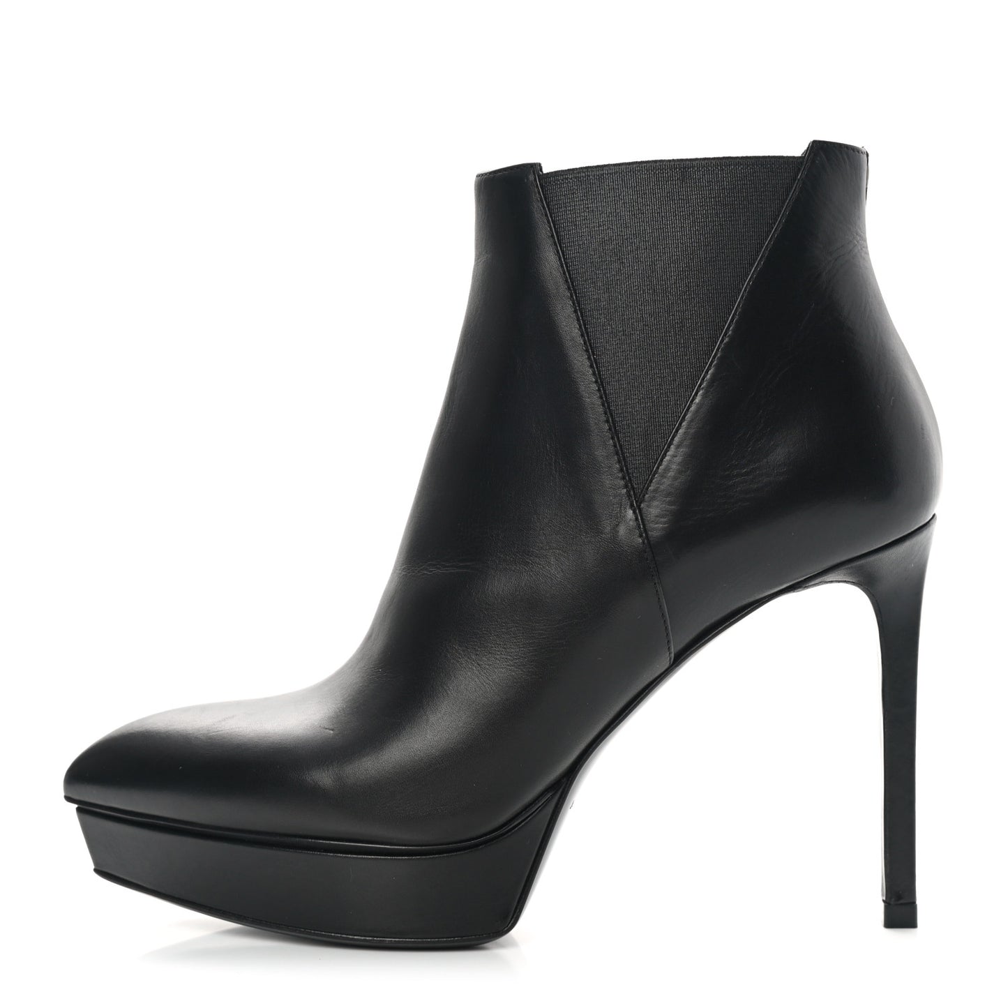 Calfskin Classic Paris Ela 110 Ankle Boots 36 Black