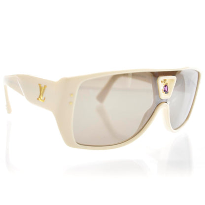 Louis Vuitton Acetate Amethyst Bindi Sunglasses Ivory 1 of 7