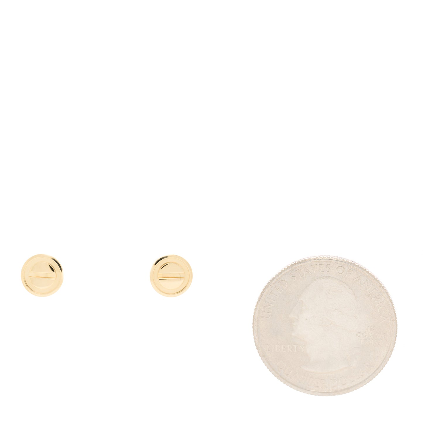 18K Yellow Gold LOVE Earrings