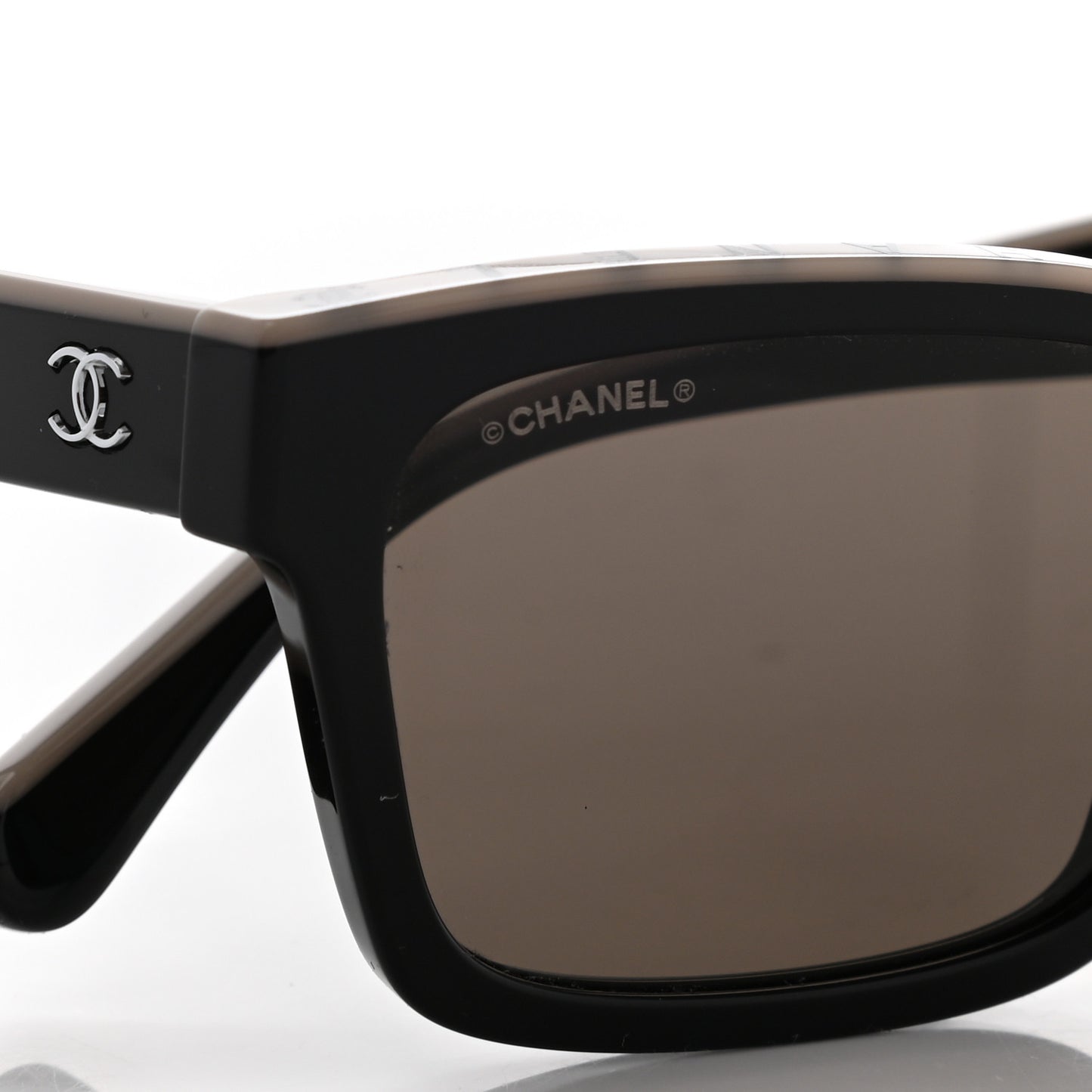 Acetate Square Sunglasses 5417 Black