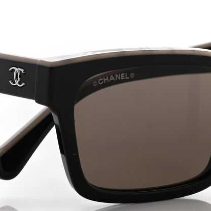 Chanel Acetate Square Sunglasses 5417 Black 7 of 8