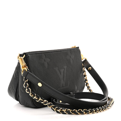 Louis Vuitton Empreinte Monogram Giant Multi Pochette Accessories Black 3 of 13