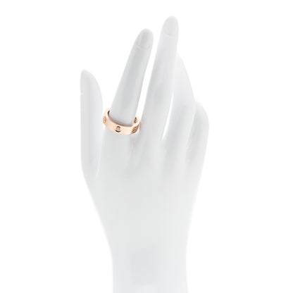 Cartier 18K Pink Gold 3 Diamond 5.5mm LOVE Ring 59 8.75 2 of 4
