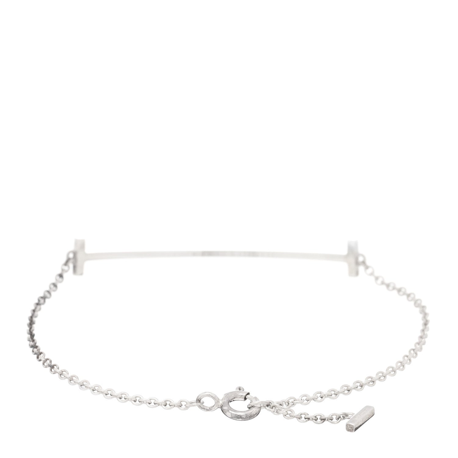Tiffany Sterling Silver T Smile Bracelet 2 of 3