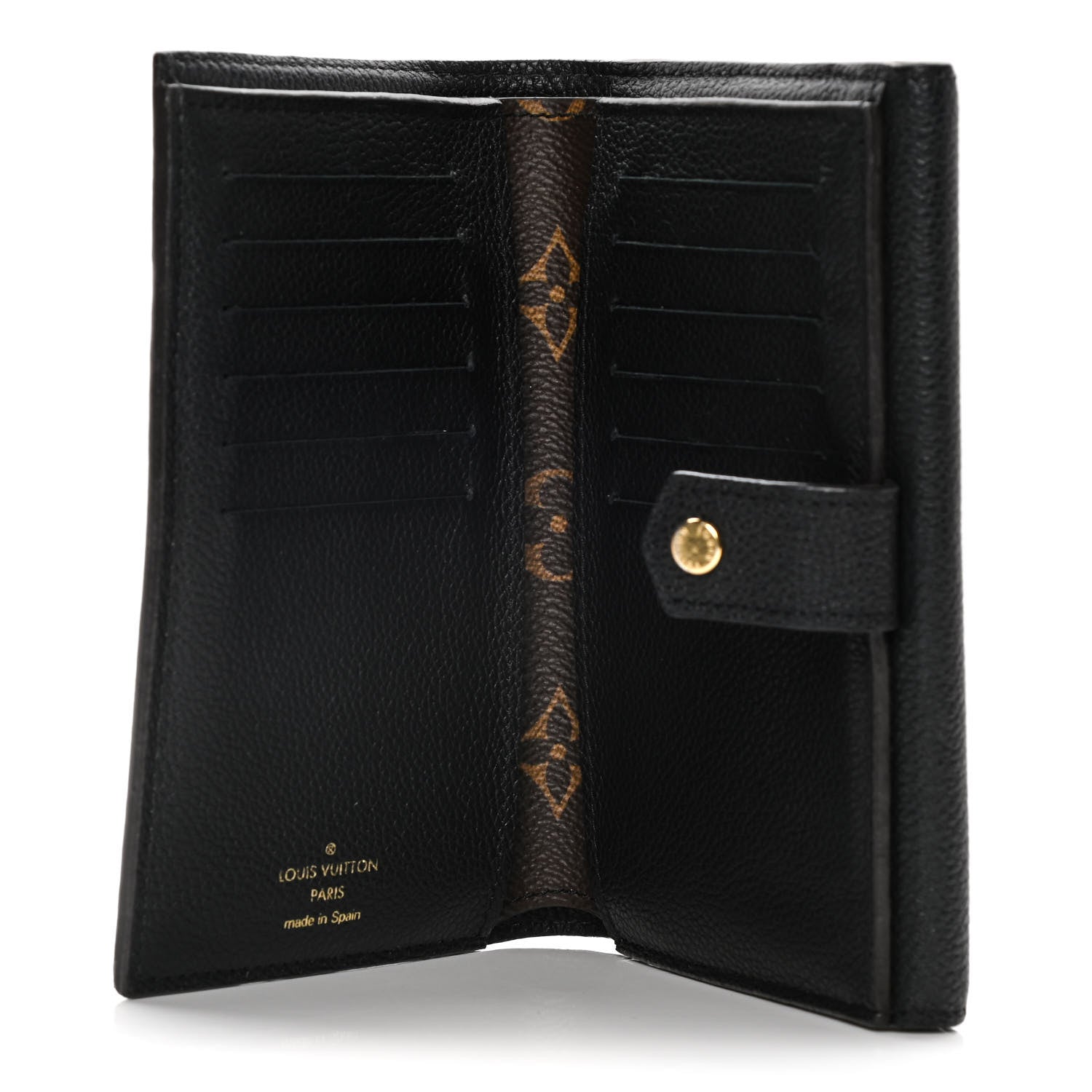 Louis Vuitton Monogram Pallas Compact Wallet Black 5 of 13
