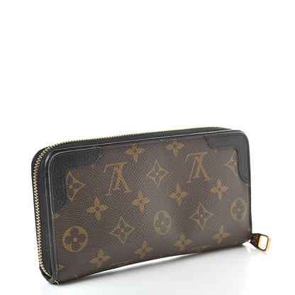 Louis Vuitton Monogram Zippy Retiro Wallet Black 3 of 16