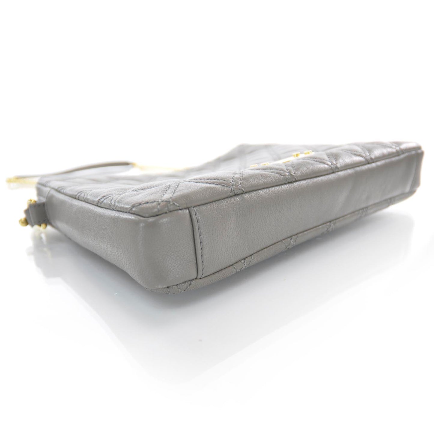 Leather iPad Case Shoulder Bag Grey