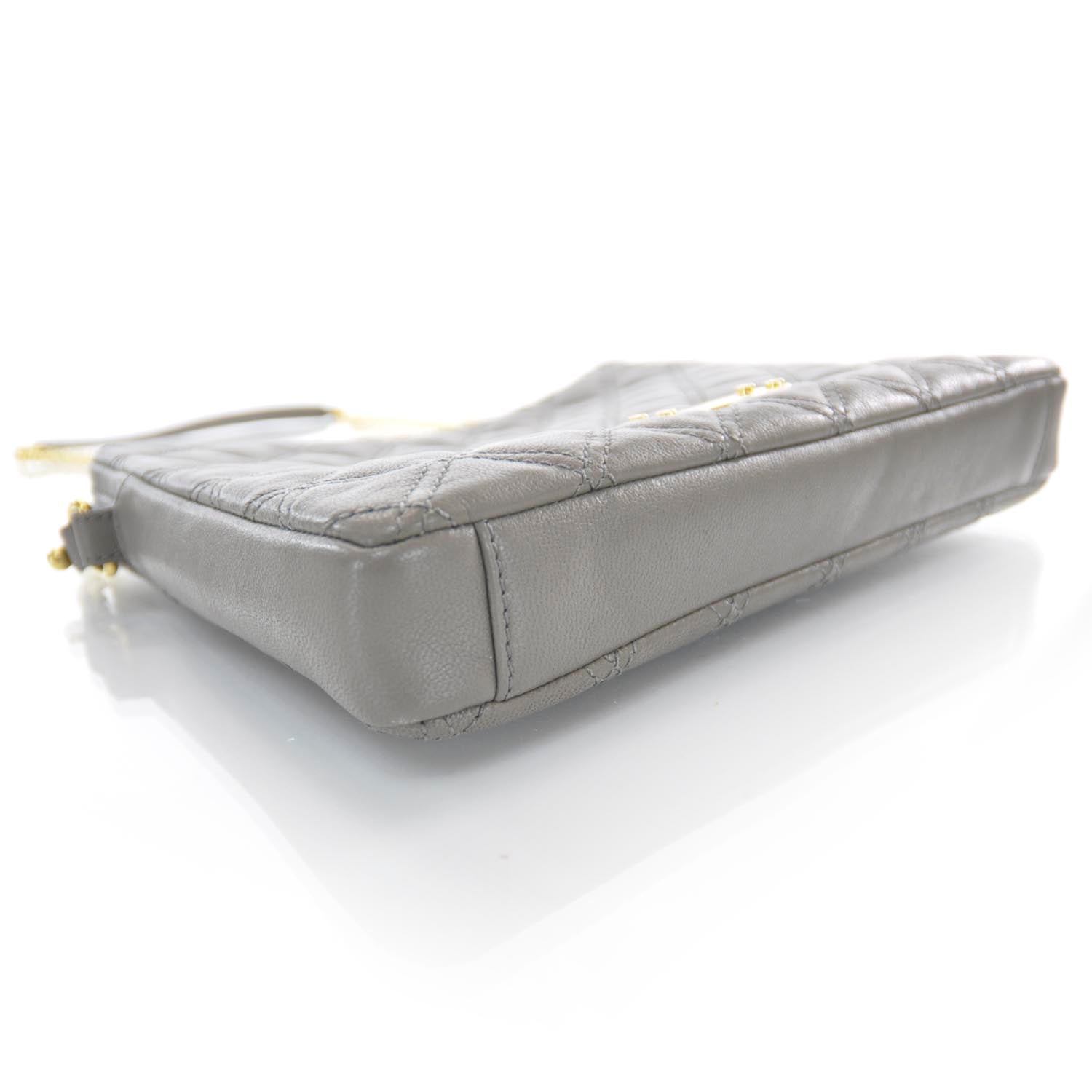 Marc Jacobs Leather iPad Case Shoulder Bag Grey 4 of 8