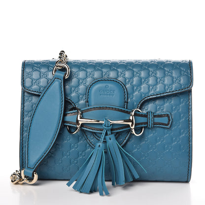 Gucci Microguccissima Mini Emily Shoulder Bag Deep Cobalt 1 of 8