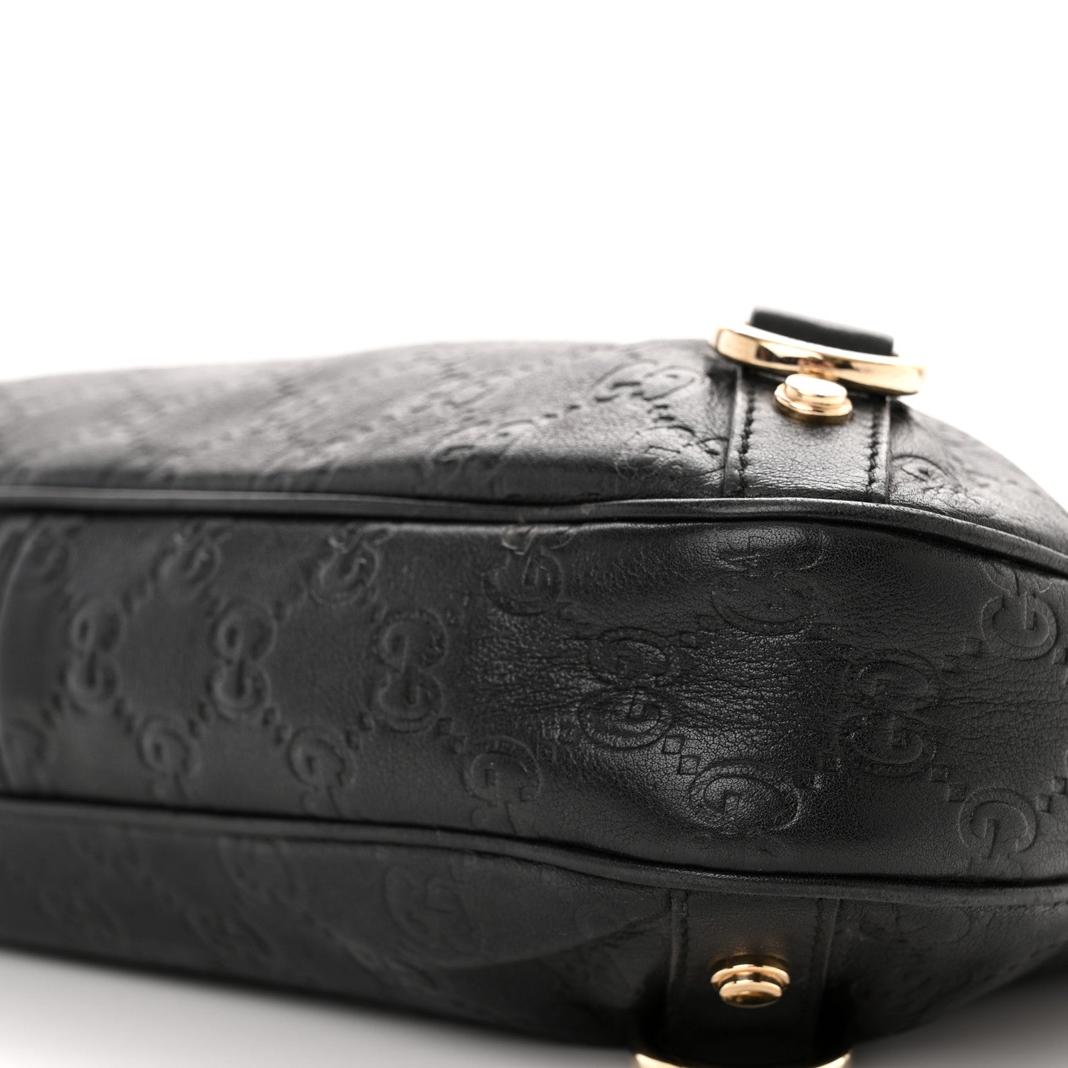 Gucci Guccissima Medium Abbey D Ring Hobo Black 10 of 14