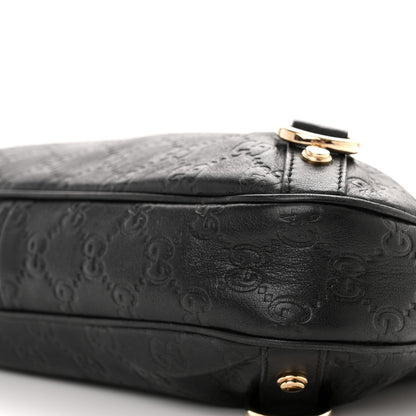 Gucci Guccissima Medium Abbey D Ring Hobo Black 10 of 14