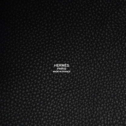 Hermes Taurillon Clemence Picotin Lock 22 MM Black 6 of 10