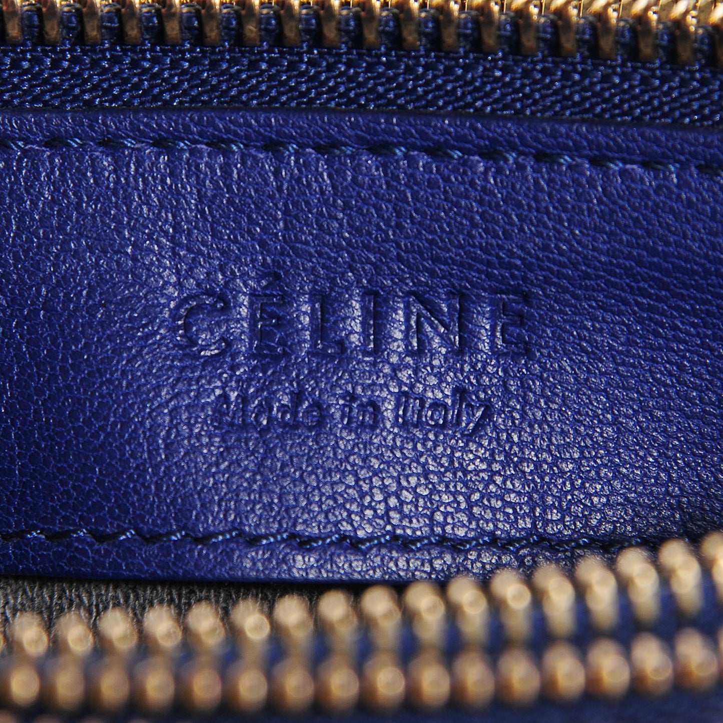 Lambskin Small Trio Crossbody Bag Indigo