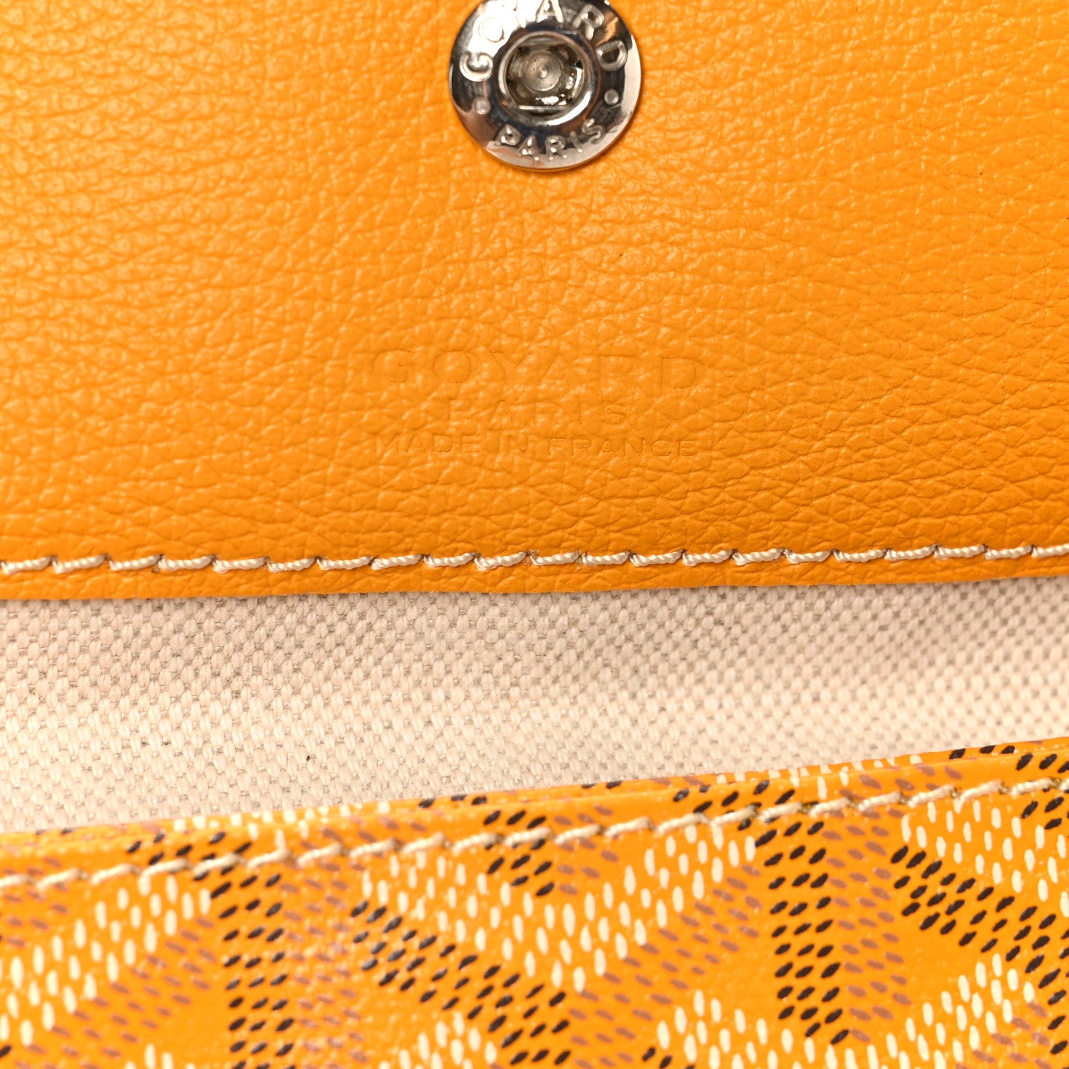 Goyard Goyardine Saint Louis GM Yellow 7 of 13