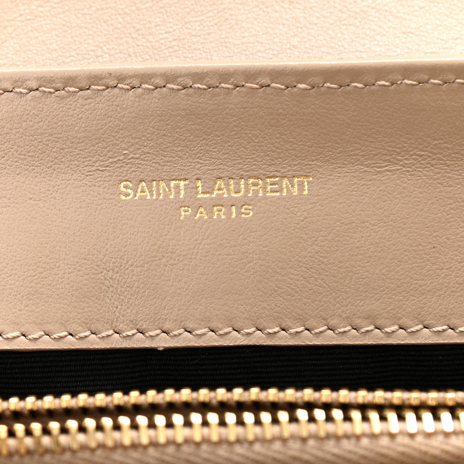 Saint Laurent Calfskin Y Quilted Monogram Small Loulou Chain Satchel Dark Beige 6 of 11