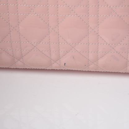 Christian Dior Patent Cannage Large Lady Dior Light Pink 17 of 19