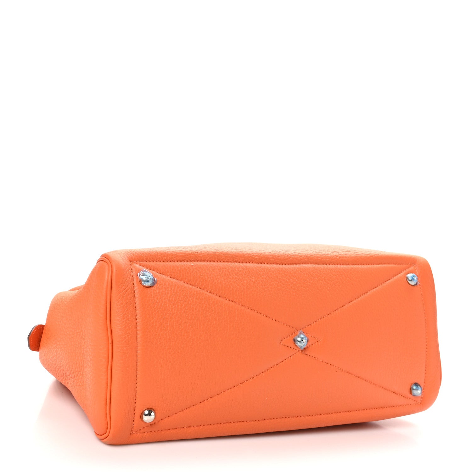 Hermes Taurillon Clemence Victoria II 35 Orange 4 of 11