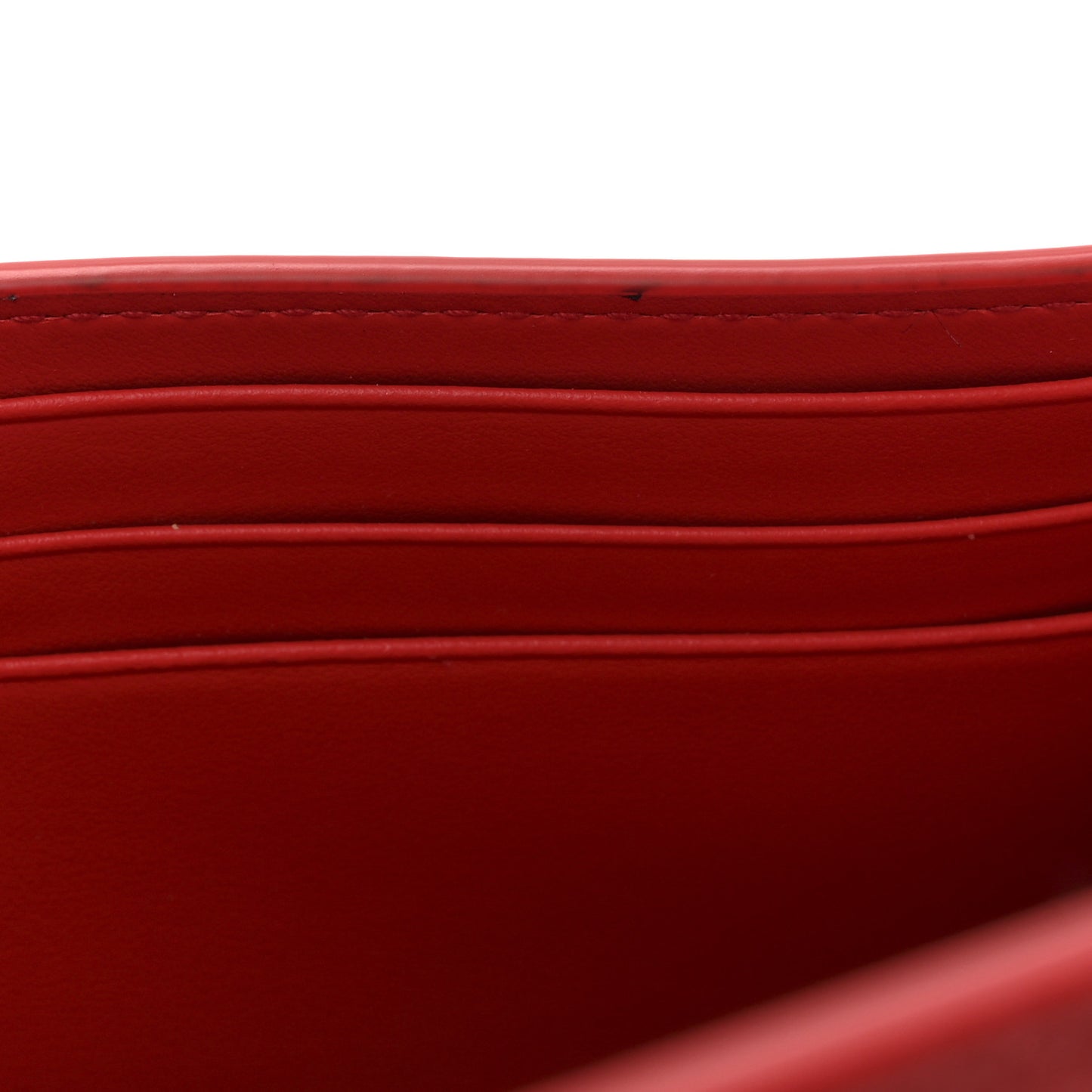 Calfskin Logo Hazelmere Wallet With Detachable Strap Red