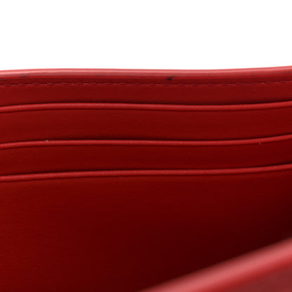 Burberry Calfskin Logo Hazelmere Wallet With Detachable Strap Red 11 of 13