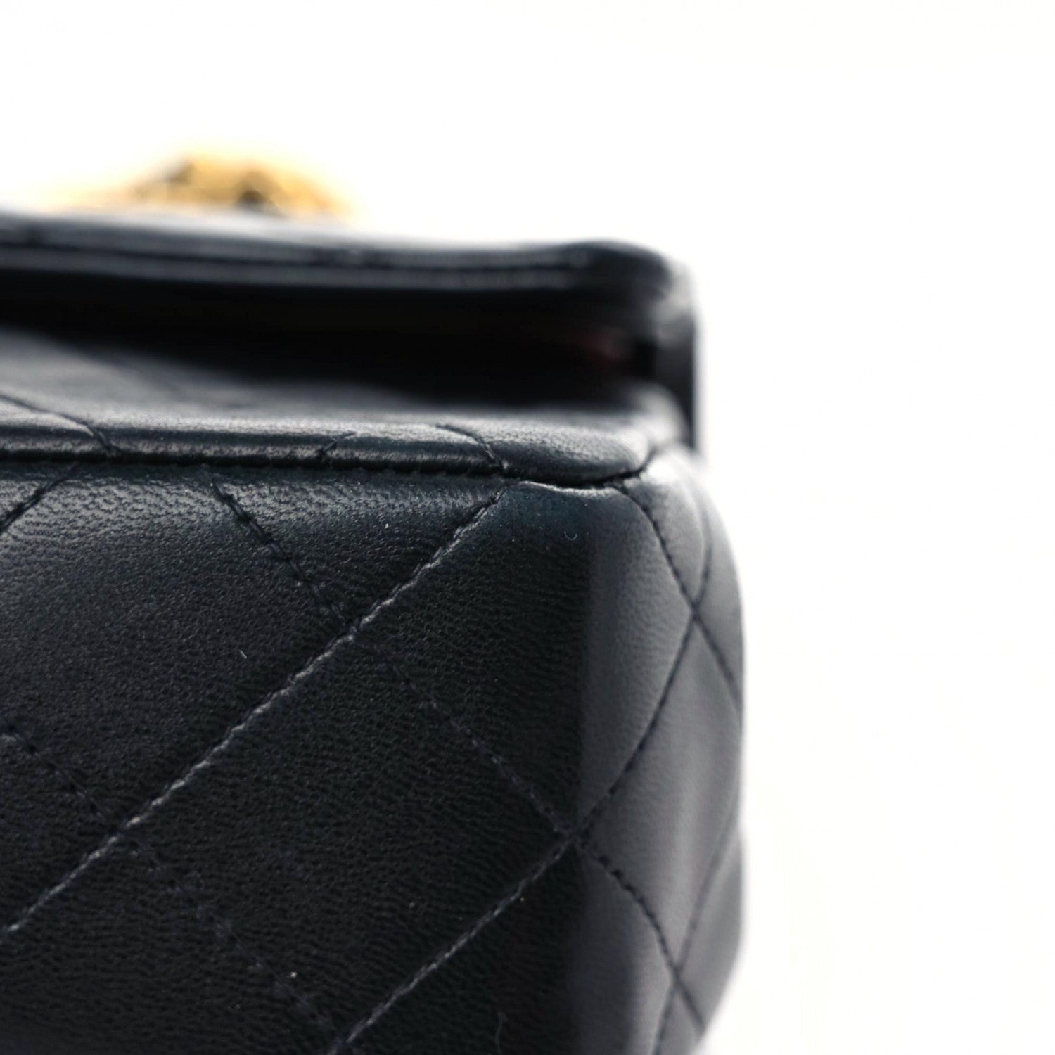 Chanel Lambskin Quilted Small Double Flap Black 7 of 19