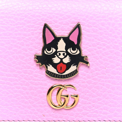 Gucci Dollar Calfskin Bosco Card Case Wallet Malva 8 of 8