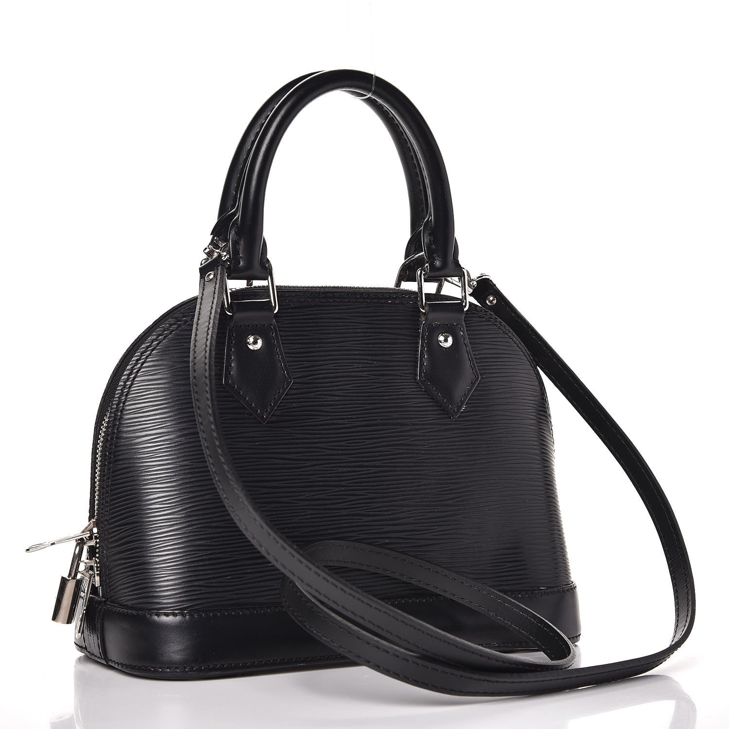 Louis Vuitton Epi Alma BB Black 3 of 12