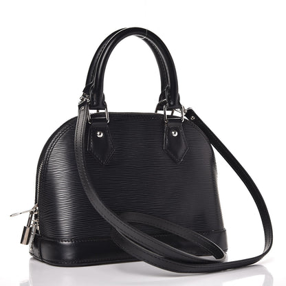 Louis Vuitton Epi Alma BB Black 3 of 12