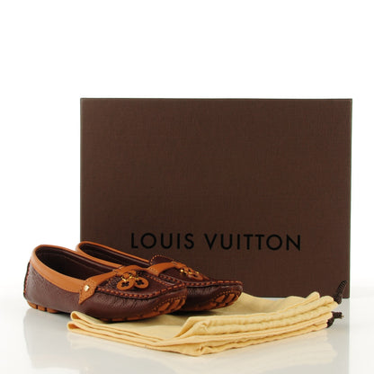 Louis Vuitton Calfskin Oxford Loafers 36 Brown 9 of 9