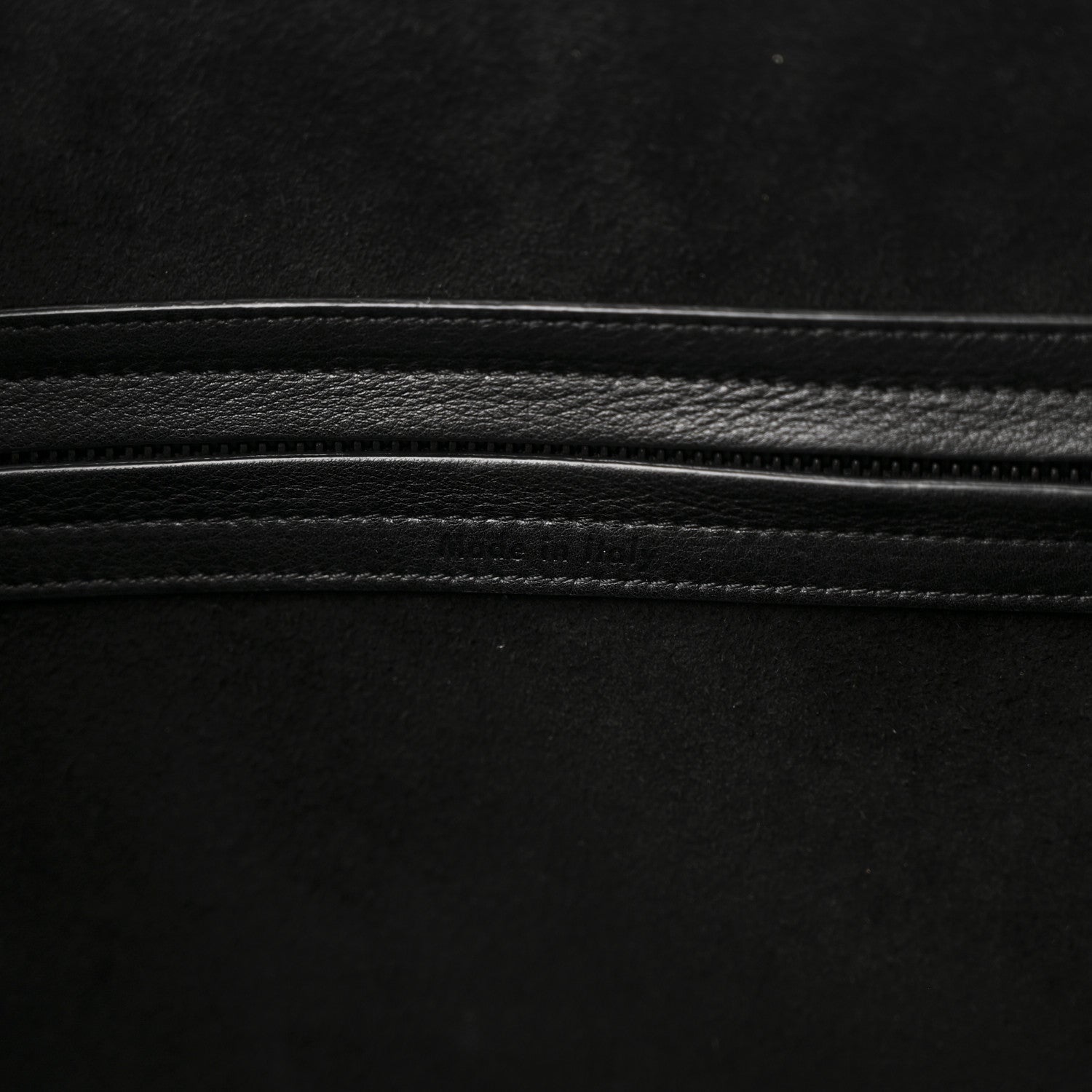 Celine Grained Calfskin Medium Phantom Luggage Black 7 of 10