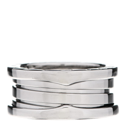 Bulgari 18K White Gold B.Zero1 Three-Band Ring 50 5.25 1 of 4