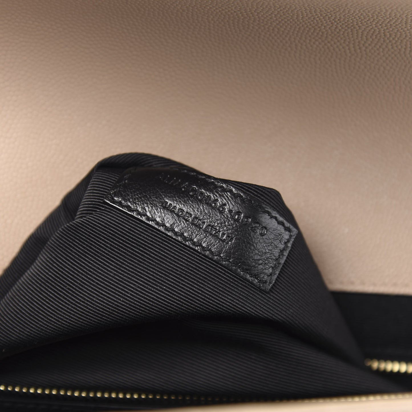 Grain De Poudre Mixed Matelasse Large Triquilt Monogram Satchel Nude Powder