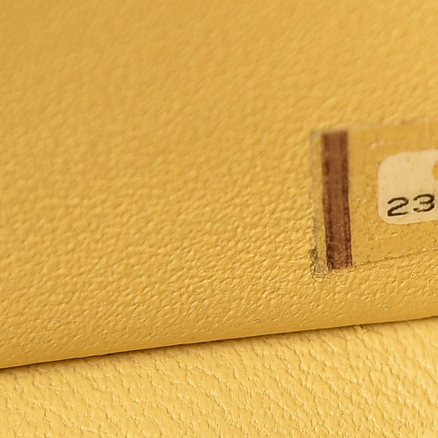 Lambskin Quilted Mini Rectangular Flap Yellow