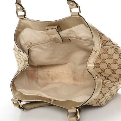Gucci Monogram Medium Sukey Tote Champagne 5 of 18
