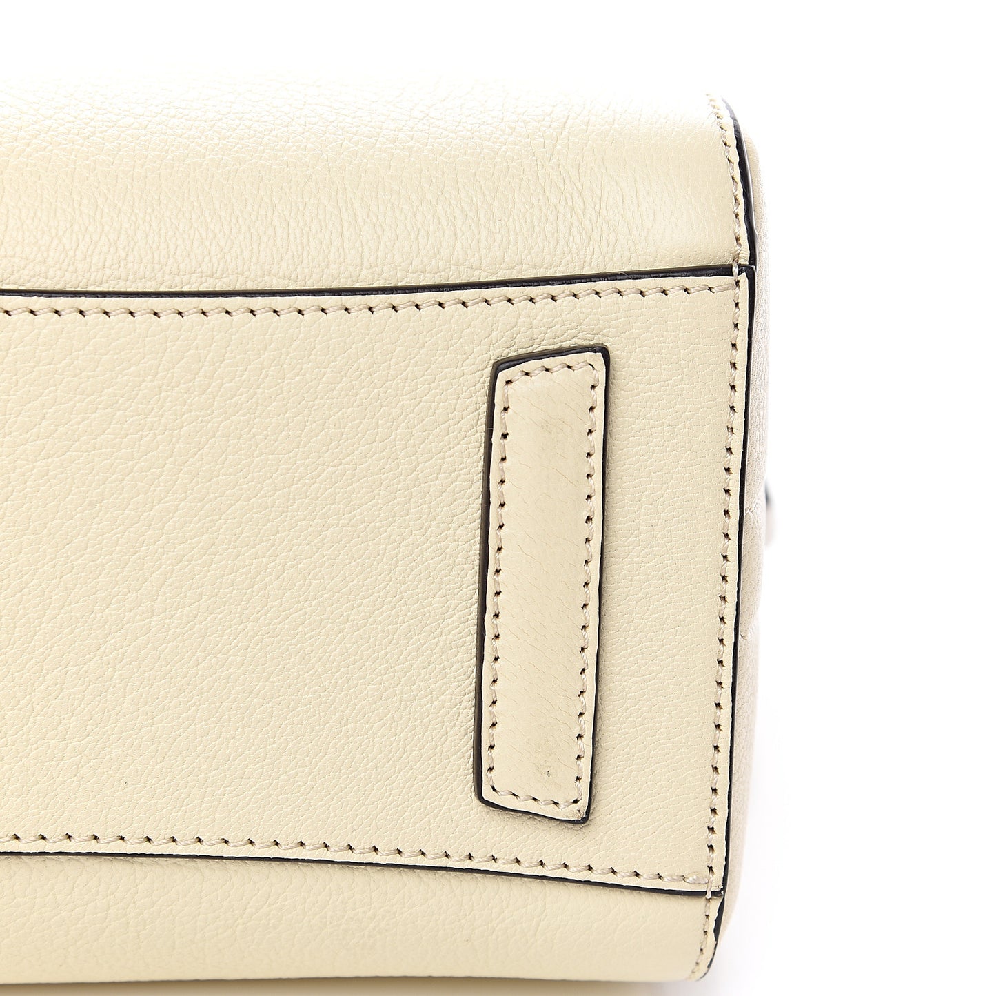 Sugar Goatskin Mini Antigona Off White