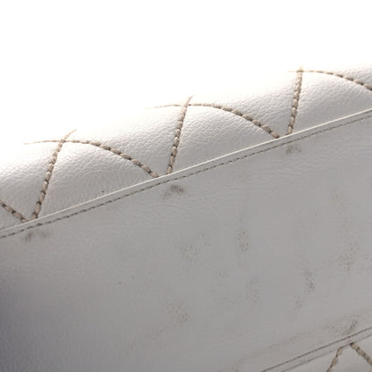 Chanel Calfskin Wild Stitch Surpique Hobo Ivory 12 of 13