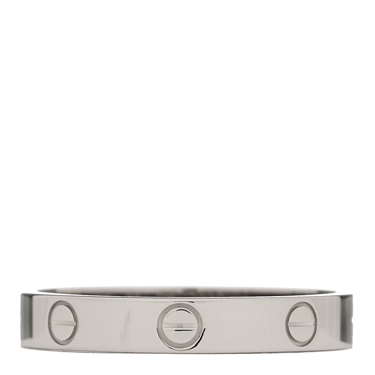 Cartier 18K White Gold 3.5mm LOVE Wedding Band Ring 62 10 1 of 4