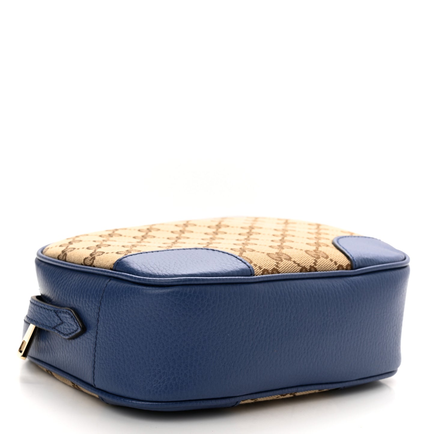 Monogram Dollar Calfskin Mini Bree Messenger Bag Beige Ebony Caspian