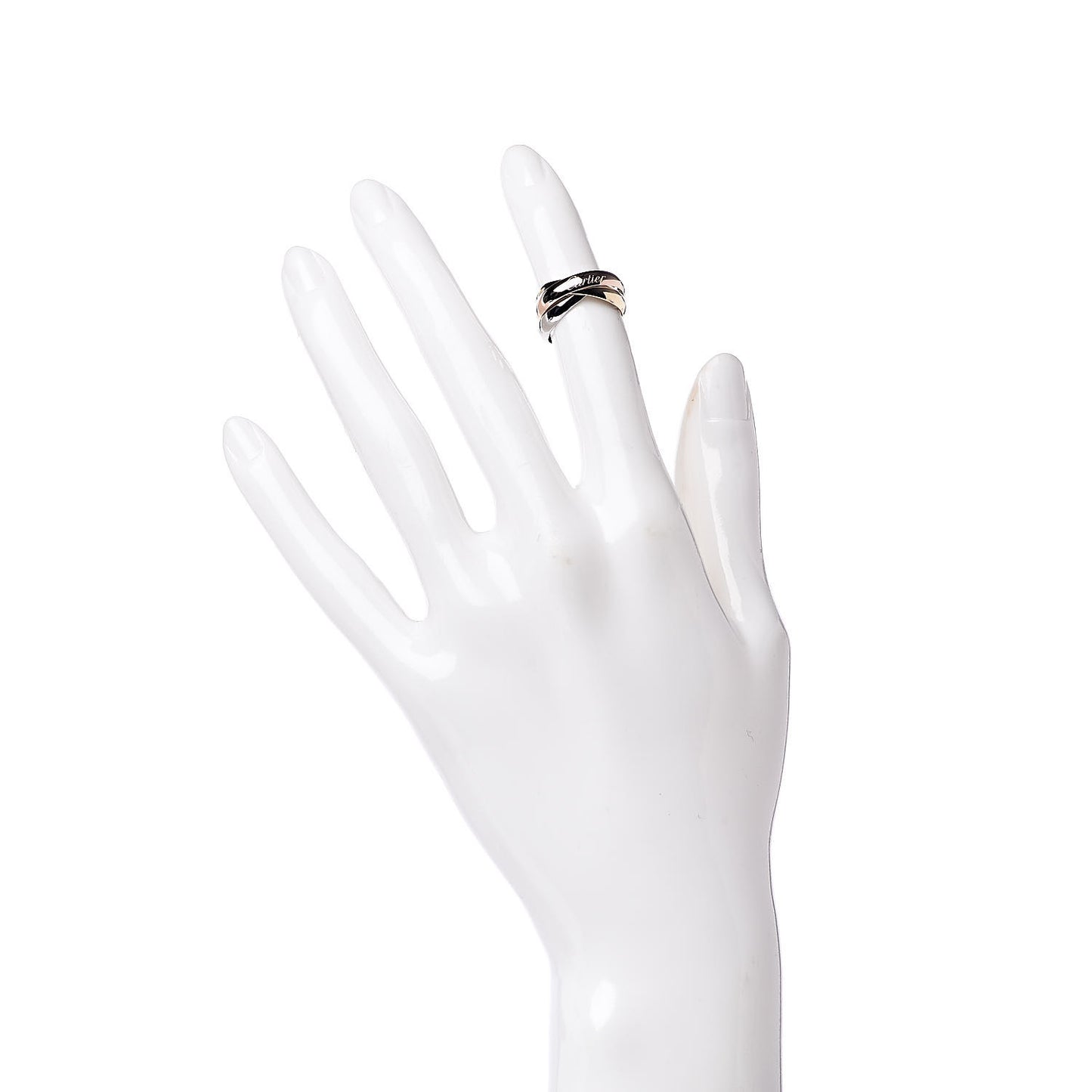 18K Pink Yellow White Gold Classic Trinity Ring 47 4