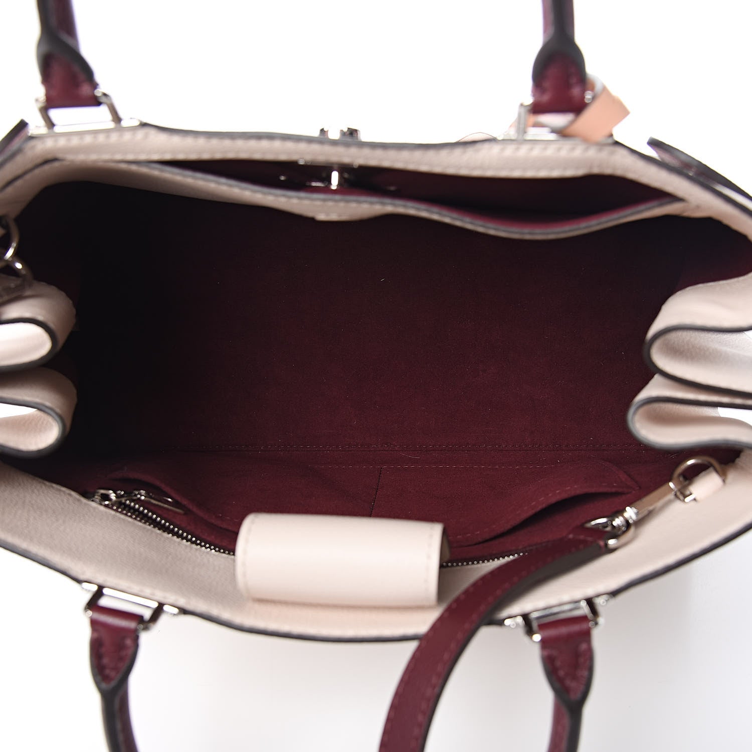 Louis Vuitton Calfskin Lockme Day Rose Silk Quartz Calla 5 of 10