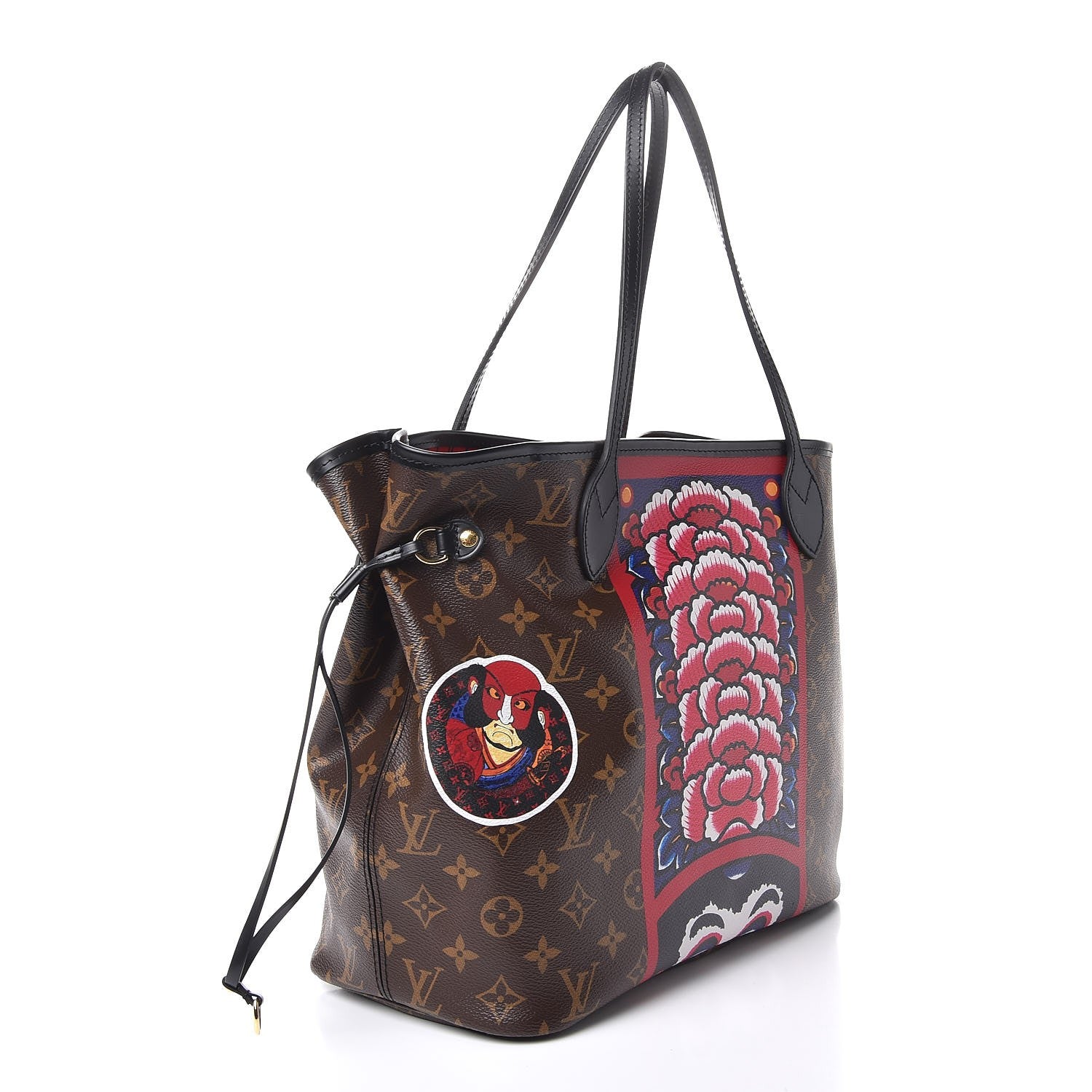 Louis Vuitton Monogram Kabuki Neverfull MM 3 of 9