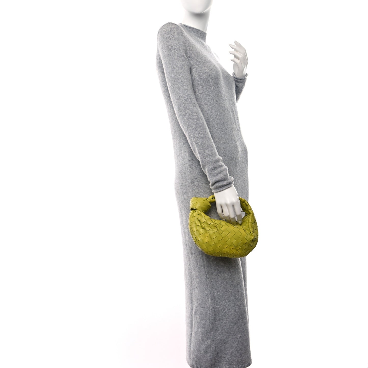 Nappa Intrecciato Mini Jodie Kiwi
