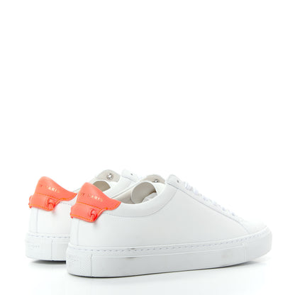 Givenchy Calfskin Womens Urban Street Sneakers 37.5 White Neon Pink 4 of 12