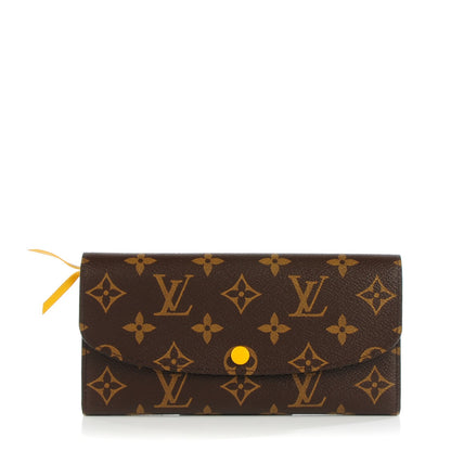 Louis Vuitton Monogram Emilie Wallet Mimosa 1 of 7