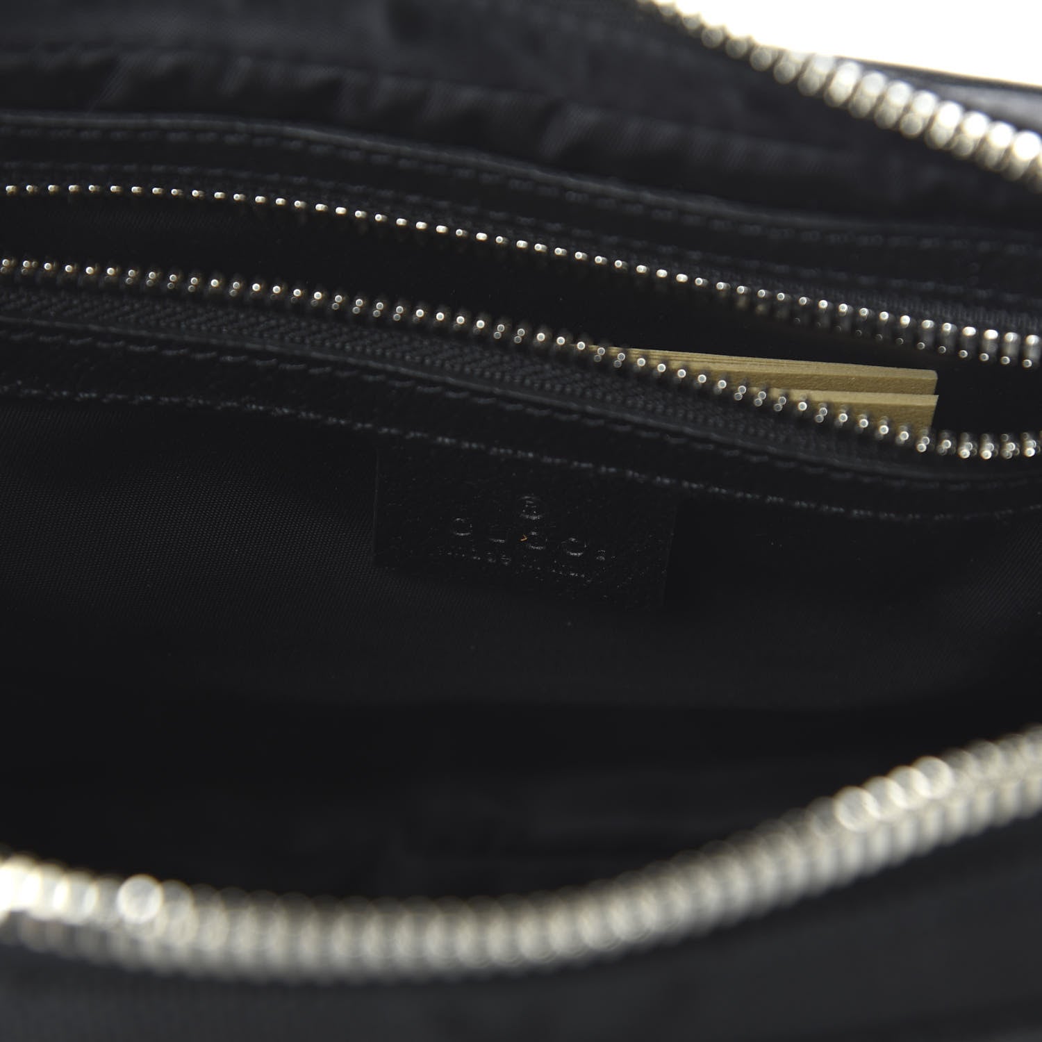 Gucci Econyl Nylon Monogram Off The Grid Belt Bag Black 8 of 12