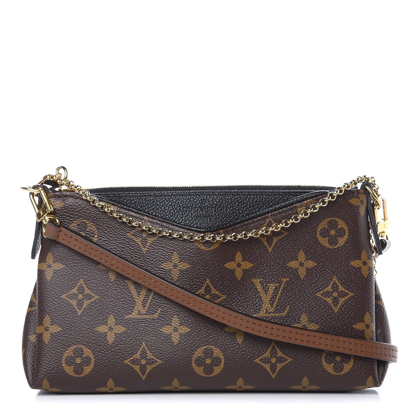 Monogram Pallas Clutch Black