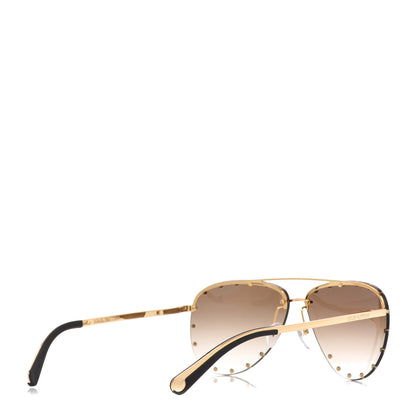 Louis Vuitton The Party Aviator Gradient Sunglasses Z0914U Brown 4 of 9