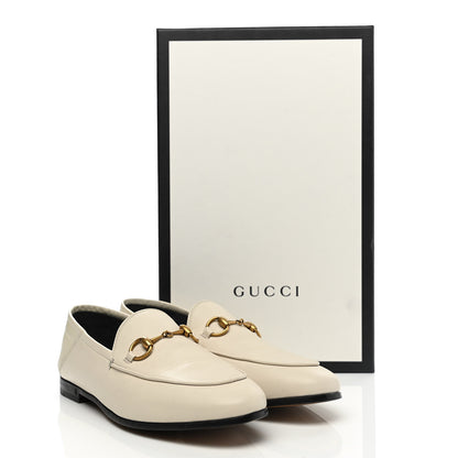 Gucci Lambskin Womens Brixton Horsebit Loafers 35.5 Mystic White 12 of 12