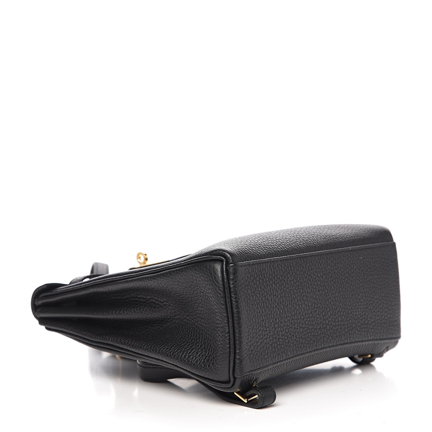 Hermes Taurillon Clemence Kelly Ado Backpack Black 3 of 9