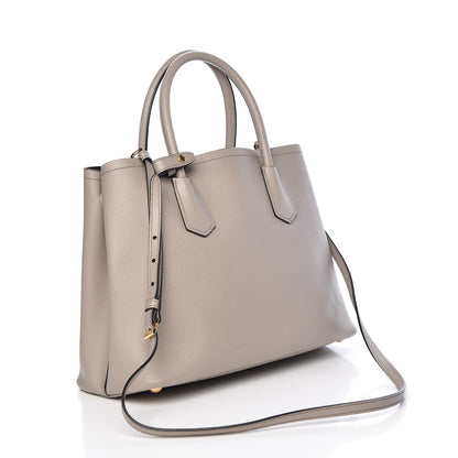 Prada Saffiano Cuir Medium Double Bag Pomice 3 of 14